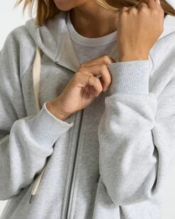 Restore Hoodie | Pale Grey Heather -Vuori Sales Store 0029 VW251PHG 0971