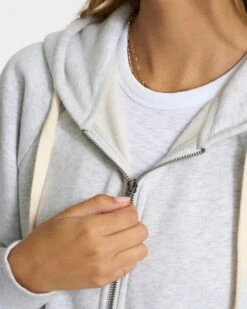 Restore Hoodie | Pale Grey Heather -Vuori Sales Store 0031 VW251PHG 0967