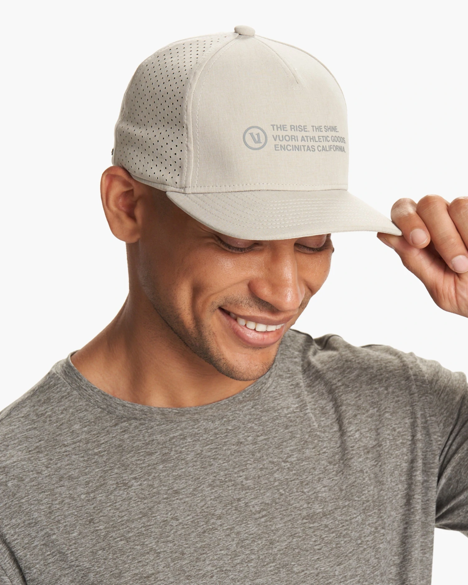 Vuori Water Tech Hat | Pale Wheat Heather 3 Vuori Water Tech Hat | Pale Wheat Heather - Image 3