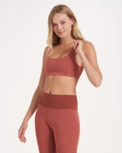 Lux Rib Daily Bra | Cinnamon Heather -Vuori Sales Store VW1002CIH 0748