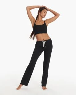 Long Line Elevation Bra | Black Heather -Vuori Sales Store VW1008HBK SP22 W ECOMM FULL 3357