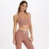 Long Line Elevation Bra | Light Terracotta Heather