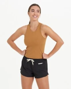 Pose Plyo Tank | Dark Golden Heather