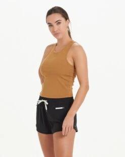 Pose Plyo Tank | Dark Golden Heather -Vuori Sales Store VW1009DGH 0118