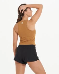 Pose Plyo Tank | Dark Golden Heather -Vuori Sales Store VW1009DGH 0134