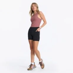 Pose Plyo Tank | Rosewood Heather -Vuori Sales Store VW1009HRO 0549