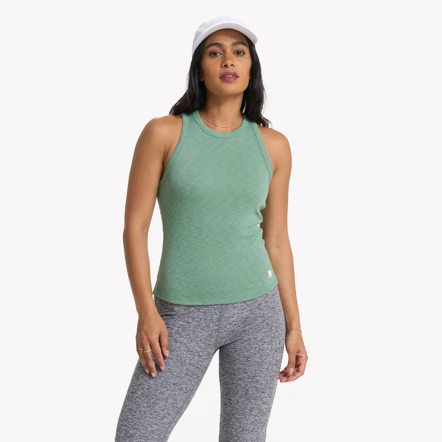 Sunrise High Neck Tank | Celadon 1 Sunrise High Neck Tank | Celadon