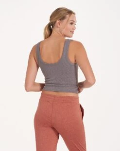 Sunrise Crop Tank | Smoke -Vuori Sales Store VW1013SMK 2172