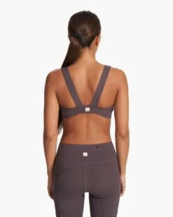Stride Bra | Plum -Vuori Sales Store VW1036PLU FA23 W ECOMM sportsbras BACK TOPS 7