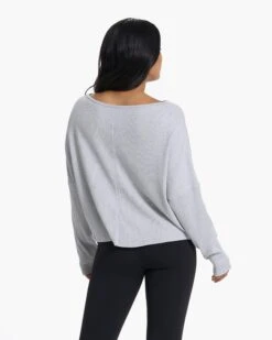 Slouchy Waffle Crew | Light Heather Grey 9 Slouchy Waffle Crew | Light Heather Grey -Vuori Sales Store VW1047LHG 2723