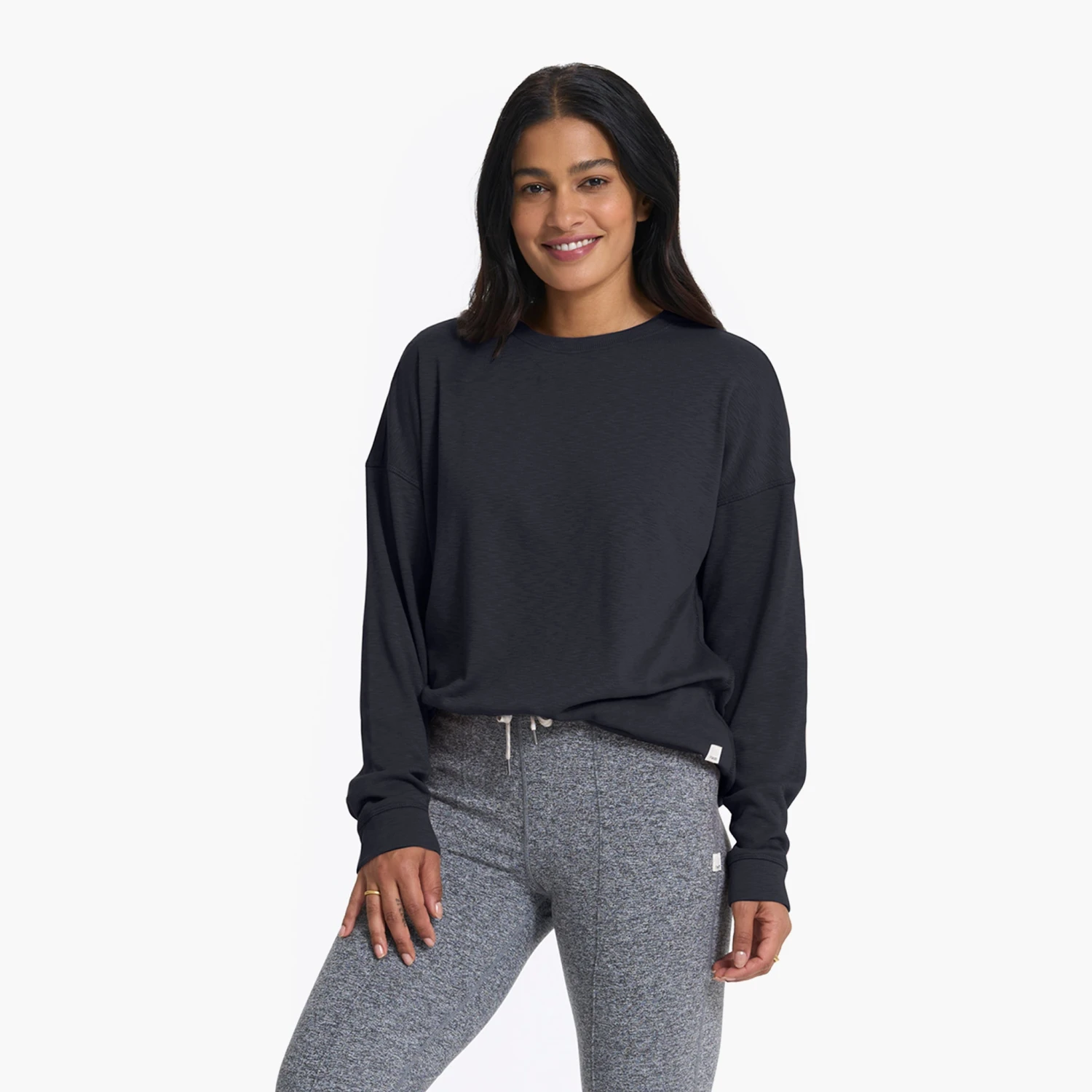 Long-Sleeve Sunrise Crew | Black 3 Long-Sleeve Sunrise Crew | Black - Image 3