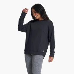 Long-Sleeve Sunrise Crew | Black