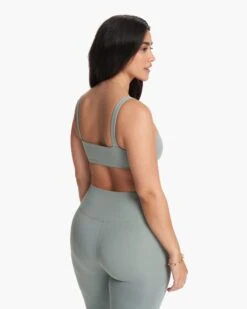 Evolve Square Neck Bra | Fern 10 Evolve Square Neck Bra | Fern -Vuori Sales Store VW1081FRN SP24 W ECOMM sportsbras BACK TOPS 6 v2