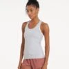 Lux Performance Tank | Platinum Heather