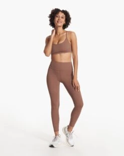 Vuori AllTheFeels™ Bra | Almond -Vuori Sales Store VW1099ALM FA23 W ECOMM sportsbras FULL ALT 5