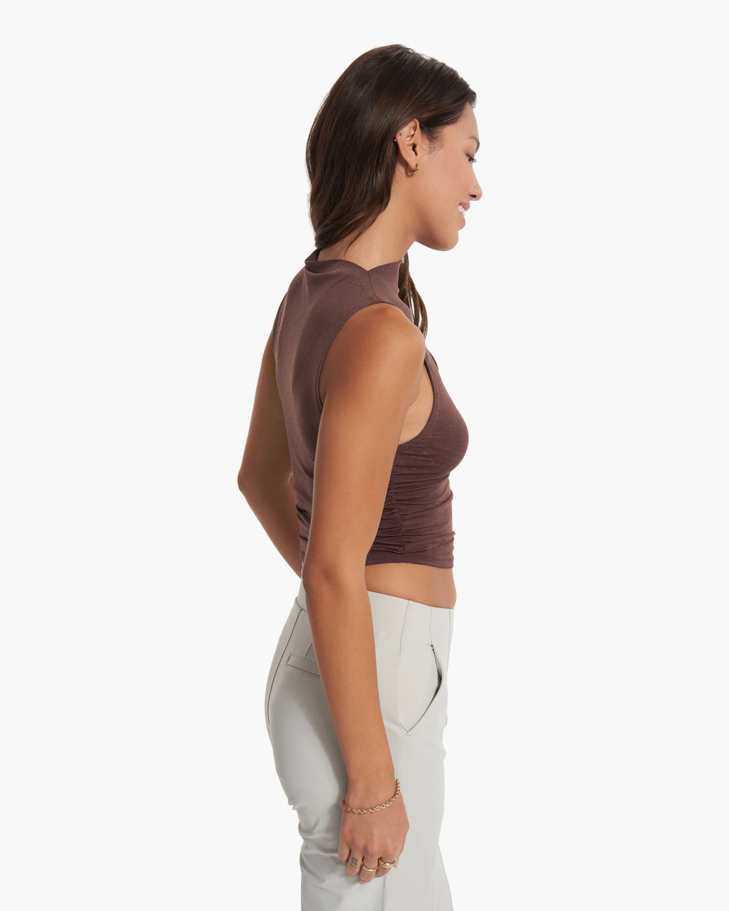 Westerlies Mock Tank | Mahogany 2 Westerlies Mock Tank | Mahogany - Image 2