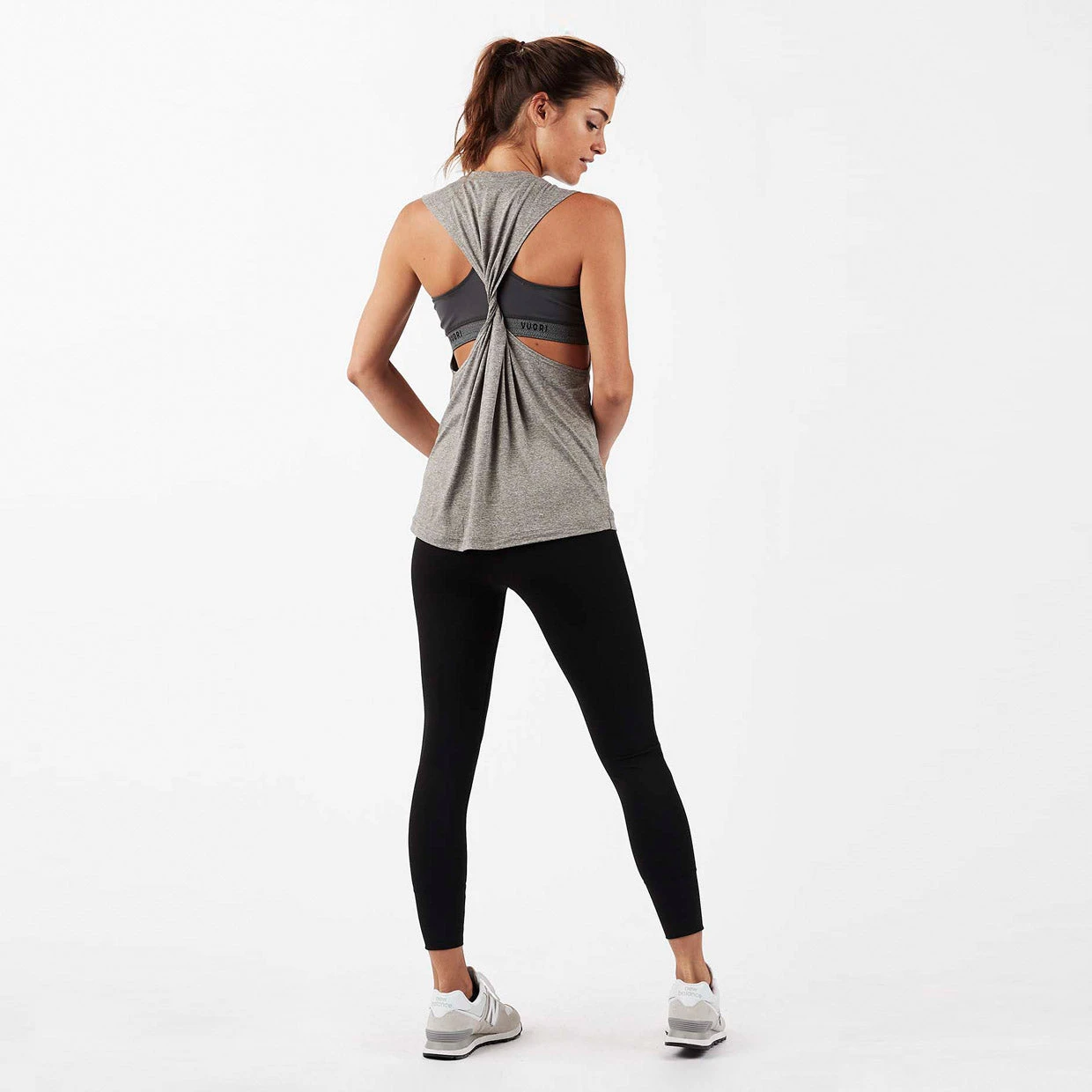 Trinity Tank | Heather Grey 3 Trinity Tank | Heather Grey - Image 3