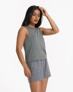 Energy Top | Dark Dusty Pine Heather -Vuori Sales Store VW123DDP 3332