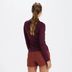 Long-Sleeve Lux Tee | Cerise Heather -Vuori Sales Store VW167HCE 3