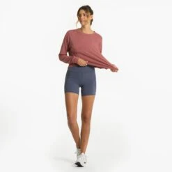 Long-Sleeve Coast Tee | Rosewood -Vuori Sales Store VW170RSD 2148