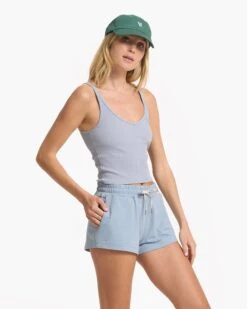 Rib Crop Tank | Light Cloud -Vuori Sales Store VW189LCL 3163