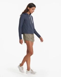 Halo Essential Hoodie | Azure Heather -Vuori Sales Store VW226HAZ 03226