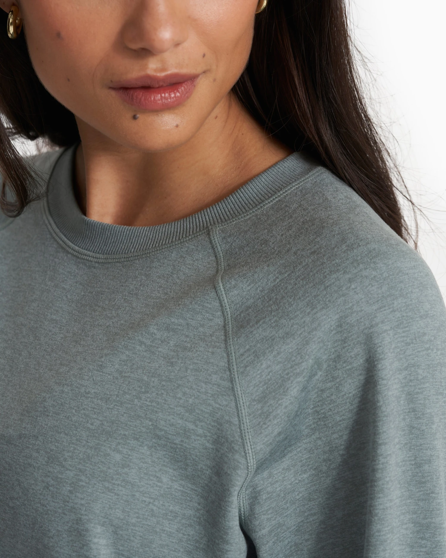 Long Sleeve Halo Crew | Stormy Heather 3 Long Sleeve Halo Crew | Stormy Heather - Image 3