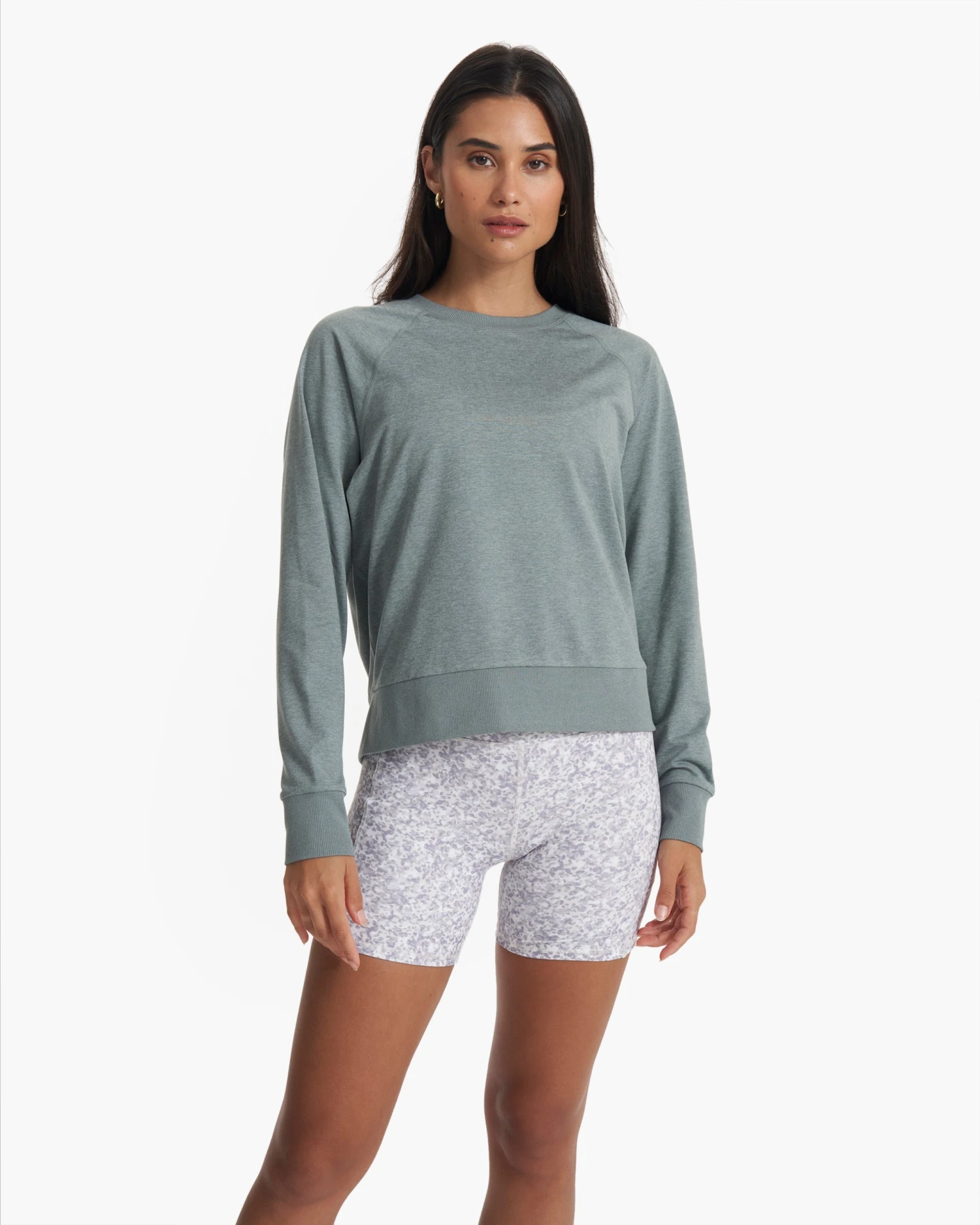 Long Sleeve Halo Crew | Stormy Heather 2 Long Sleeve Halo Crew | Stormy Heather - Image 2
