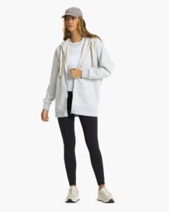 Restore Hoodie | Pale Grey Heather -Vuori Sales Store VW251PHG 0837 CO22