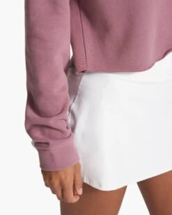 Sedona Polo | Orchid -Vuori Sales Store VW290OCD FA23 M ECOMM fleece DETAIL 2