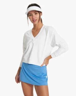 Sedona V Neck | White