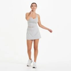 Halo Performance Skirt | Pale Grey Heather -Vuori Sales Store VW3006PHG 9472