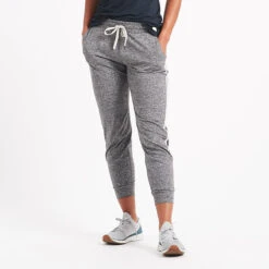 Performance Jogger | Heather Grey / Natural Stripe
