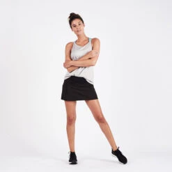 Revolve Performance Skirt | Black -Vuori Sales Store VW337BLK 1