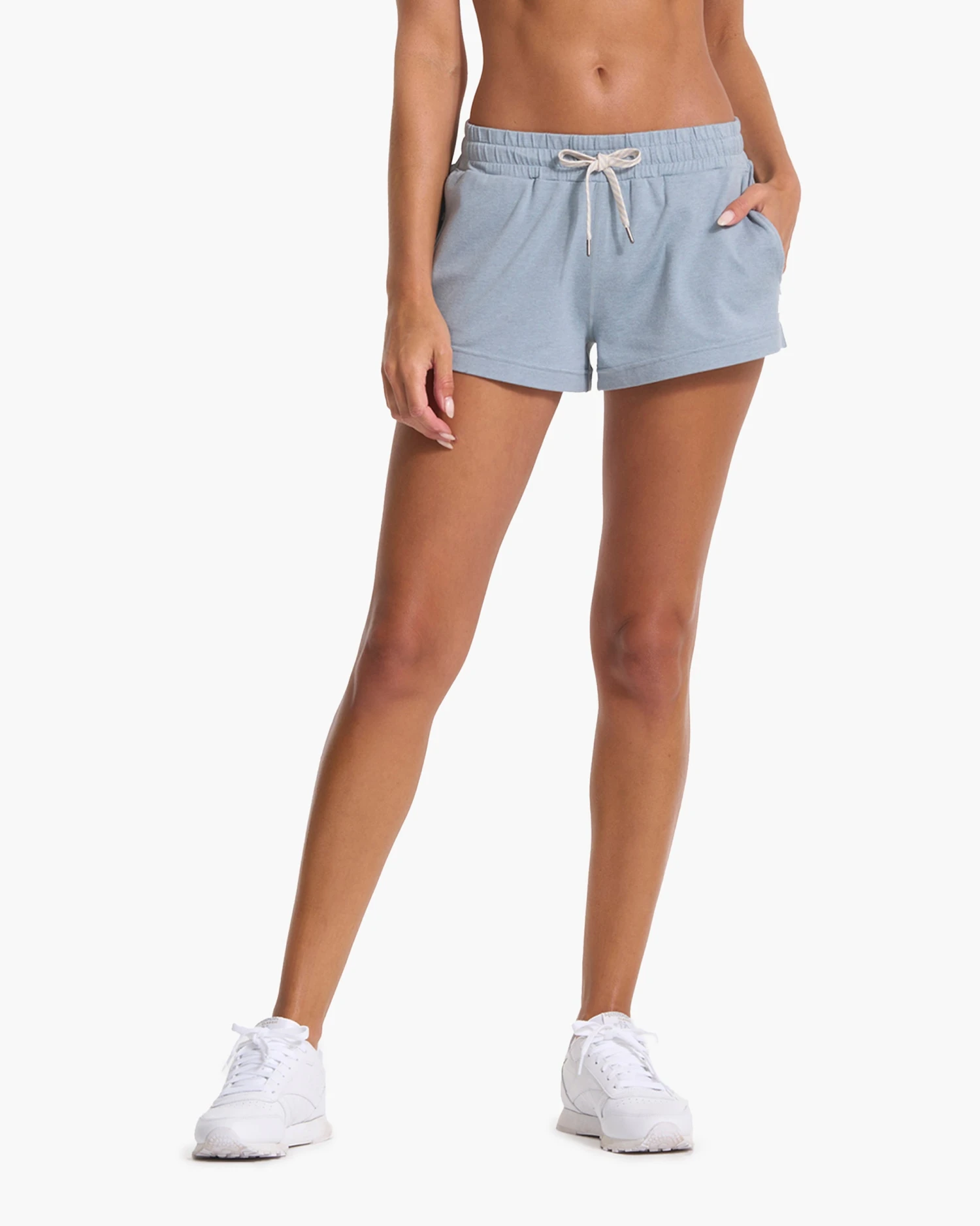 Halo Performance Short | Light Cloud Heather 2 Halo Performance Short | Light Cloud Heather - Image 2