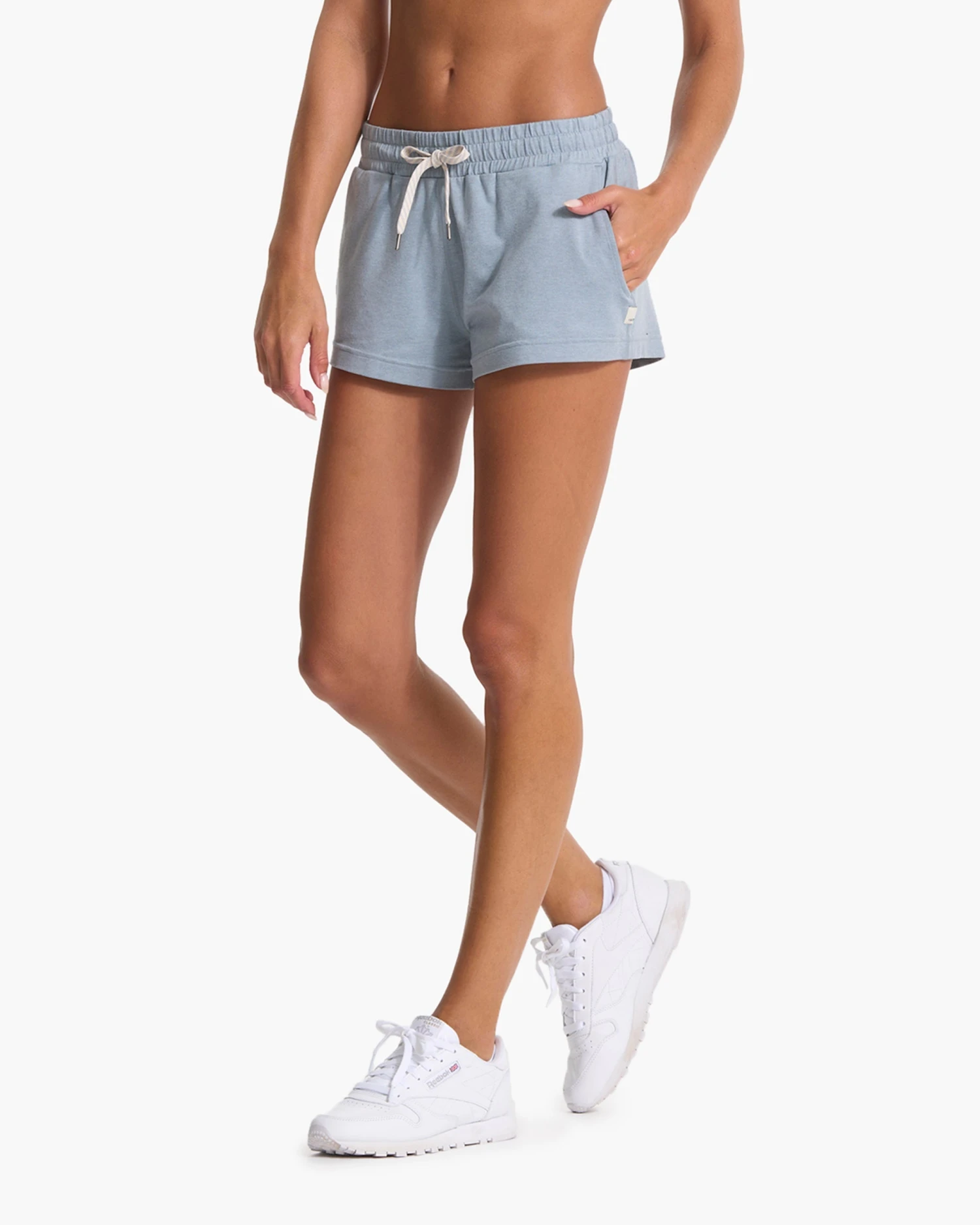 Halo Performance Short | Light Cloud Heather 1 Halo Performance Short | Light Cloud Heather