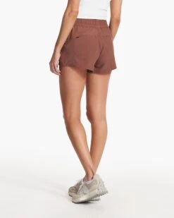 Dash Short | Hazelnut -Vuori Sales Store VW367HZN FA23 W ECOMM SHORTS BACK BOTTOMS 7