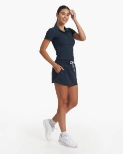 Seabreeze Skirt | Ink -Vuori Sales Store VW394INK SP23 W ECOMM SKIRTS 3625 DETAIL 1x1 b824672b 6553 444c 989e 216c3d69df44