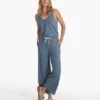 Falls Jumpsuit | Light Azure Heather