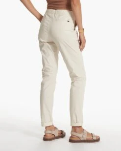 Womens Ripstop Pant-Long | Natural -Vuori Sales Store VW401 LNAT SP23 W ECOMM PANTS 3545 BOTTOM 1x1 f4454d21 4400 439b 9183 d6711426c783