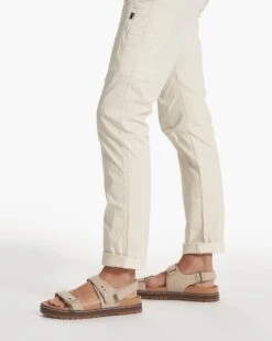 Womens Ripstop Pant-Long | Natural -Vuori Sales Store VW401 LNAT SP23 W ECOMM PANTS 3577 DETAIL 1x1 f6210af6 c8dc 441d 9a6f e0905dda2265