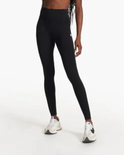 Vuori AllTheFeels™ Legging - Long | Black -Vuori Sales Store VW4018 LBLK FA23 W ECOMM PANTS FRONT ALT BOTTOMS 4