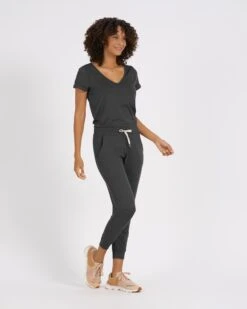 All Day Jumpsuit | Charcoal Heather -Vuori Sales Store VW424HCC 2