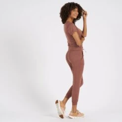 All Day Jumpsuit | Terracotta Heather -Vuori Sales Store VW424HTE 4
