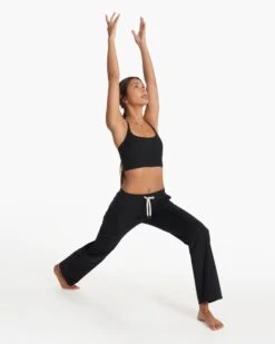 Halo Wide Leg Flare Pant | Black -Vuori Sales Store VW425BLK SP21 W ECOMM FULL 3431