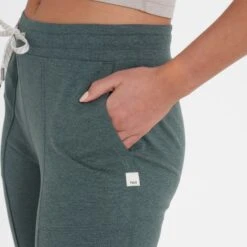 Halo Wide Leg Flare Pant | Kelp Heather -Vuori Sales Store VW425HKE 6040