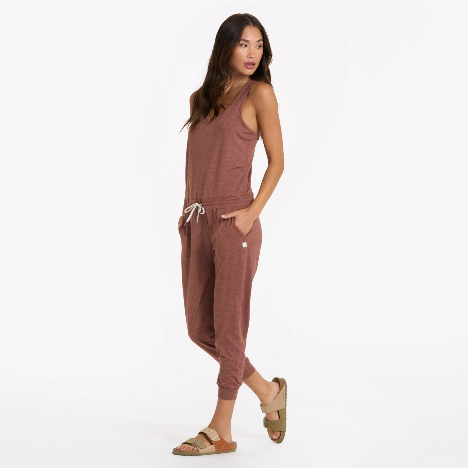 Lux Jumpsuit | Terracotta Heather 3 Lux Jumpsuit | Terracotta Heather - Image 3