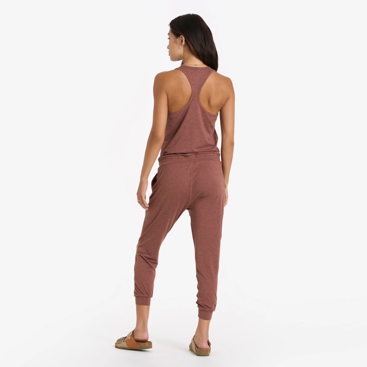 Lux Jumpsuit | Terracotta Heather 2 Lux Jumpsuit | Terracotta Heather - Image 2
