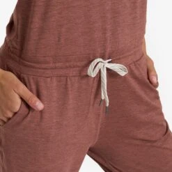 Lux Jumpsuit | Terracotta Heather 7 Lux Jumpsuit | Terracotta Heather -Vuori Sales Store VW426HTE 00760