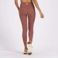 Rib Studio Legging | Terracotta -Vuori Sales Store VW428TER 3